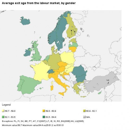 wiek emerytalny Europa