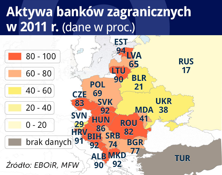 MFW: właściciele banków-matek stali się bardziej ostrożni