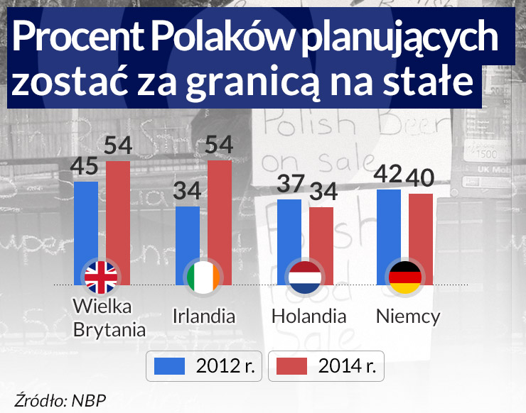 Do Irlandii z rodziną, do Niemiec na budowę