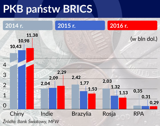 Państwa BRICS nie tworzą wspólnego frontu