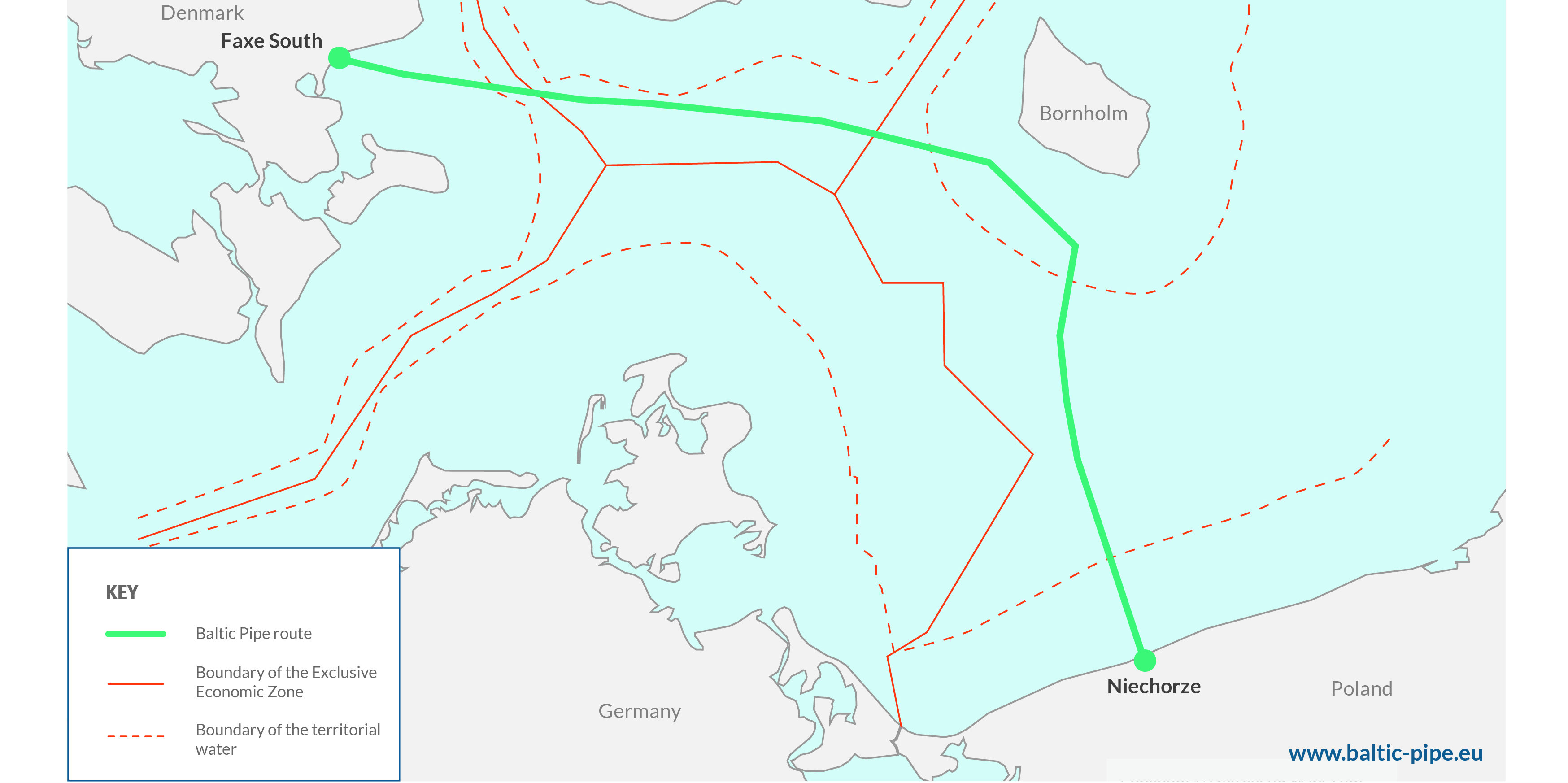 Baltic Pipe map jamnik