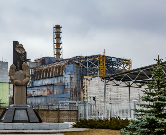 Na Ukrainie Czarnobyl co krok