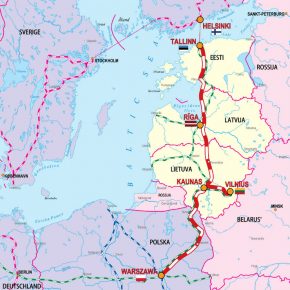 Rail Baltica with the European Union funding