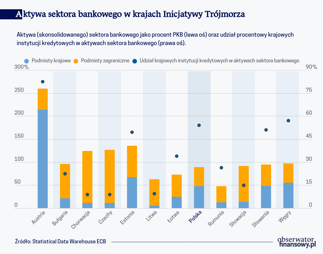 Sektory bankowe państw „Inicjatywy Trójmorza” przed pandemią