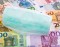 maseczka na banknotach euro