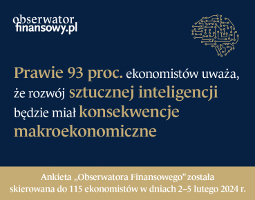 Ekonomiści dla OF: Rozwój SI zmieni globalne relacje makroekonomiczne