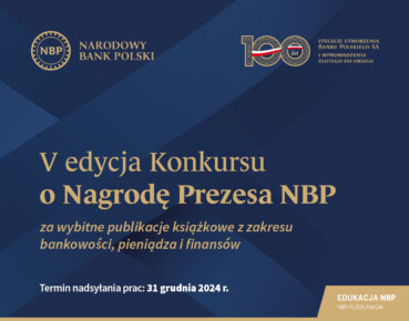 Konkurs o Nagrodę Prezesa NBP za wybitne publikacje książkowe